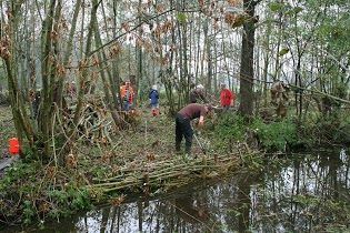 (Spookverlaat). Foto van Margot Klingers.
Natuurwerkdag in tweeduizenddertien
